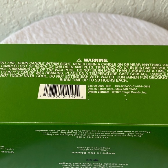 Kate Spade X Target: Scented Candle Palm Wax Blend Trio-Set of 3 - Picture 13 of 16